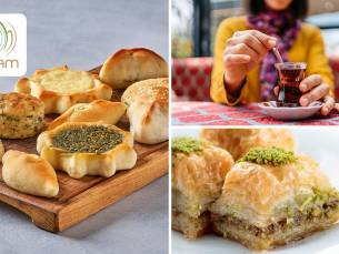 Baklava of high tea bij Sham Baklava