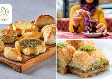 Baklava of high tea bij Sham Baklava