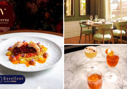 2- of 3-gangenlunch van de chef of cocktail naar keuze + bites bij Restobar Vertu