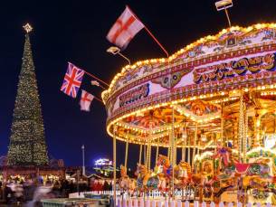 Geniet van de gezellige kerstsfeer in Londen en bezoek Winter Wonderland in Hyde Park incl. vlucht en ontbijt