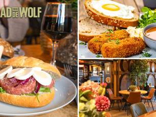 2-gangen keuzelunch of 12-uurtje bij CafÃ© Aad de Wolf