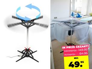 Elektrisch Roterend Droogrek - Droogt Je Was 50% Sneller! ...