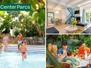 Weekend of midweek weg voor 4 tot 6 personen bij Center Parcs Mystery Park in BelgiÃ«