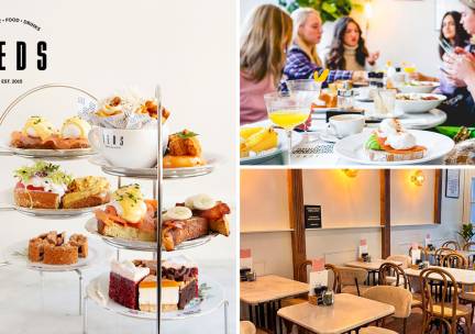 High tea (1,5 uur), shared brunch of ontbijt bij Teds