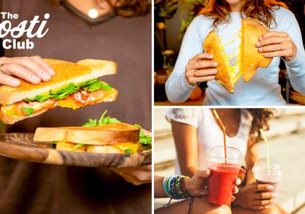 Voor afhaal: tosti + smoothie naar keuze bij The Tosti Club in hartje Den Bosch