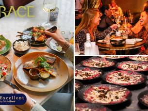 3-gangen shared dining-diner bij Grace Rotterdam