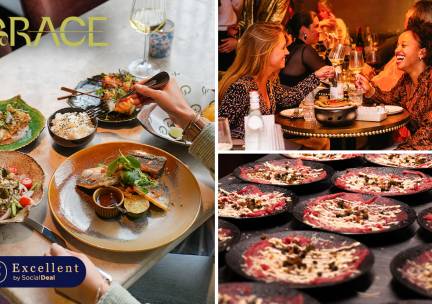 3-gangen shared dining-diner bij Grace Rotterdam