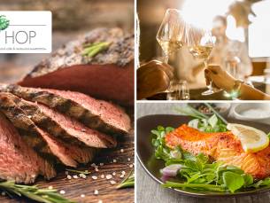 2-gangen keuzediner bij Grand CafÃ© & Restaurant 't Hop