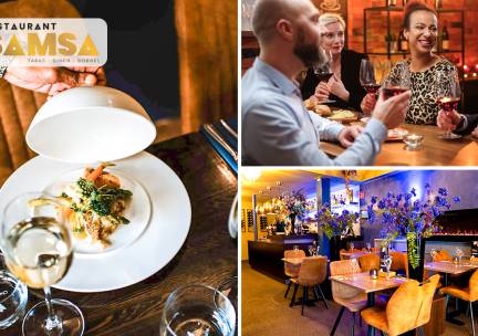 3-gangendiner à la carte bij Restaurant Samsa