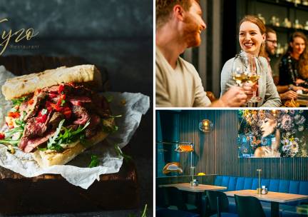 2-gangen keuzelunch + verse jus d'orange bij Kyzo