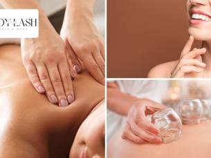 Tandenbleekbehandeling, cupping, massage Ã³f Brazilian wax (20 tot 60 min)