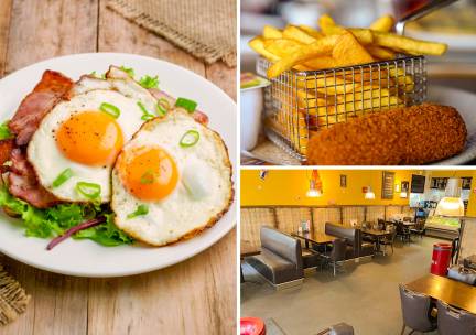 Friet + snack + drankje of lunch + drankje bij Markt9 Beilen