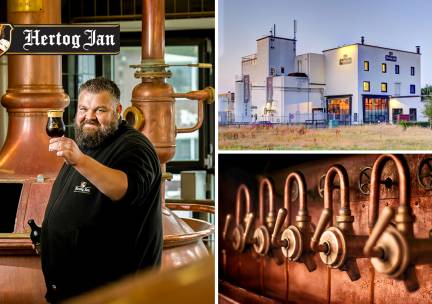 Rondleiding (1 uur) + 2 proefmomenten bij Hertog Jan Brouwerij