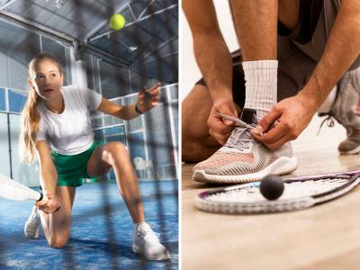 Padel of squash (2 of 4 personen)