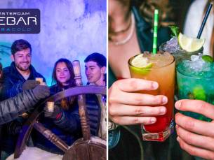 Entree Amsterdam Icebar (45 min) + 3 drankjes