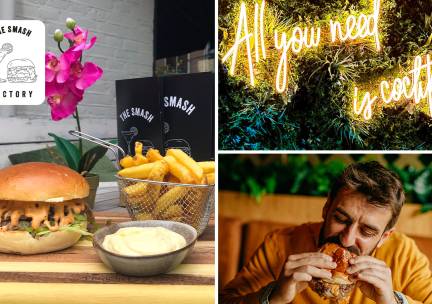 Voorgerecht + burger of loaded fries naar keuze bij The Smash Factory