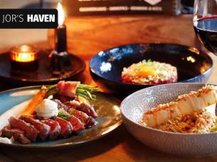 3-gangendiner Ã  la carte bij Jor's Haven