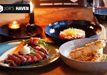 3-gangendiner Ã  la carte bij Jor's Haven