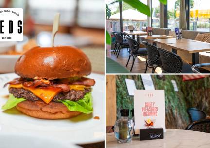 Burger naar keuze + friet bij Teds Tilburg