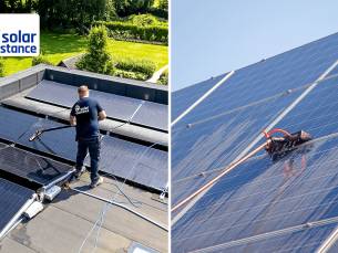 Zonnepanelen reinigen