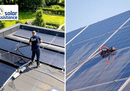 Zonnepanelen reinigen