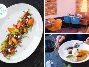 3-gangendiner met vrije keuze van de kaart bij Restaurant OASSIS