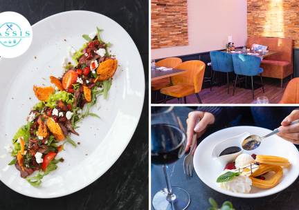 3-gangendiner met vrije keuze van de kaart bij Restaurant OASSIS