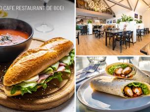 2-gangen keuzelunch bij Grand CafÃ© de Boei