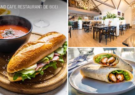 2-gangen keuzelunch bij Grand CafÃ© de Boei