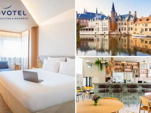 Overnachting voor 2 + ontbijt in hartje Brugge
