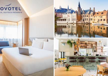 Overnachting voor 2 + ontbijt in hartje Brugge