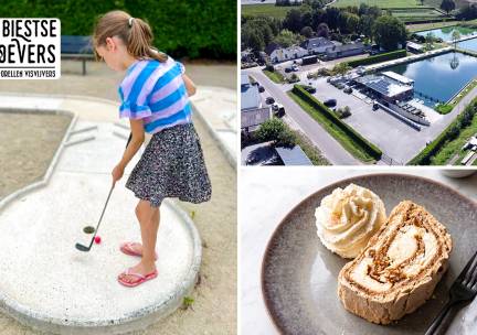 Minigolf + drankje naar keuze + stuk gebak naar keuze of worstenbroodje
