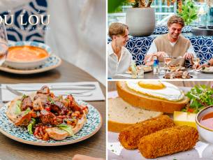 12-uurtje of 2-gangenlunch Ã  la carte bij Chez Lou Lou