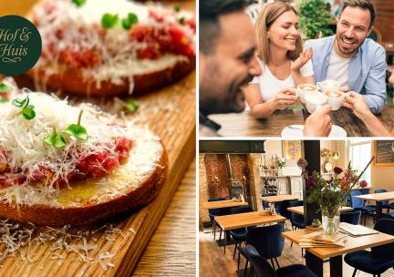 2-gangen keuzelunch + amuse + koffie/thee/cappuccino in hartje Oosterhout