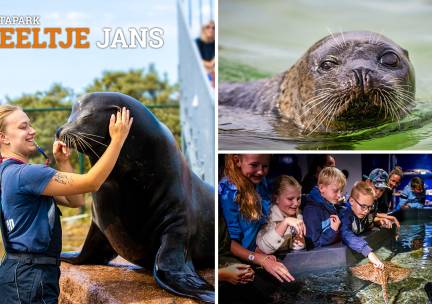 Entree voor Deltapark Neeltje Jans