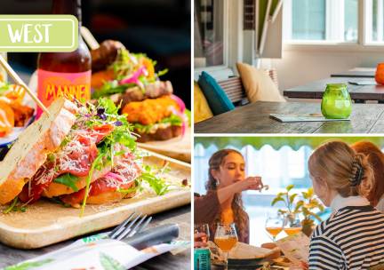 Lunchgerecht en seizoenssoep bij Restaurant West Utrecht