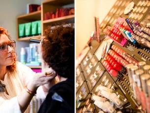 Make-upworkshop + koffie of thee + lekkernij