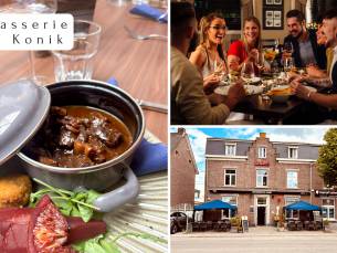 3-gangenlunch of diner Ã  la carte