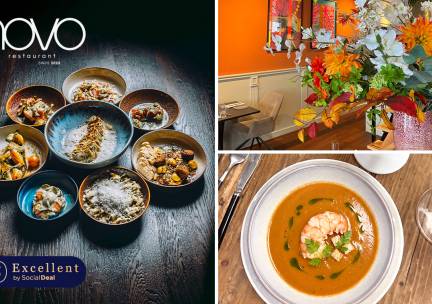 Luxe 2-gangen keuzelunch bij Restaurant NOVO