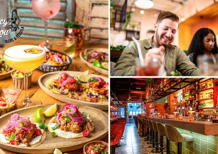 3-gangen keuzediner bij Lucy Lou Tacos & Tequila in hartje Utrecht