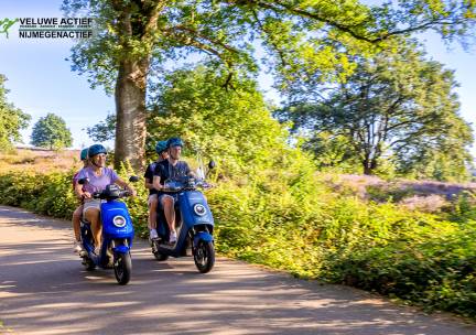Huur e-scooter voor 1 of 2 personen + risicopakket