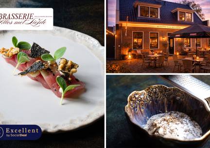 3- of 4-gangenlunch van de chef