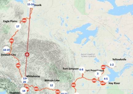Het hoge Noorden van Canada (22 dagen)