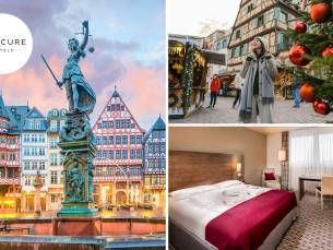 Overnachting(en) voor 2 + ontbijt + wellness + parkeren nabij Frankfurt