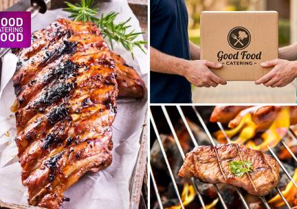 Hoofdgerecht naar keuze, lunchbox of BBQ-box voor afhaal