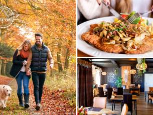 Compleet wandelarrangement incl. koffie/thee + appelflap en een lunchgerecht