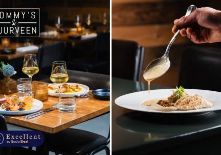 2- of 3-gangenlunch of -diner van de chef + evt. aperitief, wijnarrangement en meer