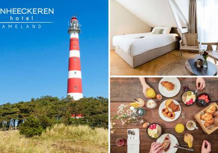 2 overnachtingen + ontbijt + diner + evt. proeverij + meer voor 2 op Ameland