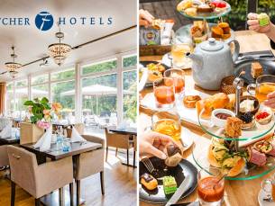 High Tea, High Wine, High Beer of High Bubbles voor 2 bij Fletcher Hotels