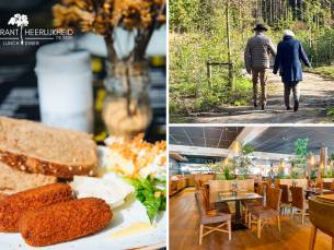 Wandelarrangement incl. drank + gebak + 2-gangenlunch